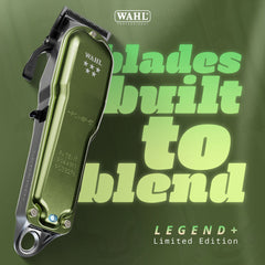 Wahl Legend+ Olive Green Ediție Limitată – Mașină de tuns profesională Verde Măsliniu