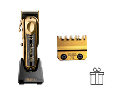 Wahl masina de tuns Magic Clip 5* Gold Cordless + Cadou Set Cutite Magic Clip Gold Cordless